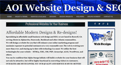 Desktop Screenshot of aoiwebdesign.com