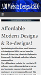 Mobile Screenshot of aoiwebdesign.com